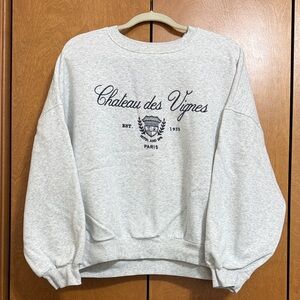 Blu Pepper Light Gray Sweatshirt